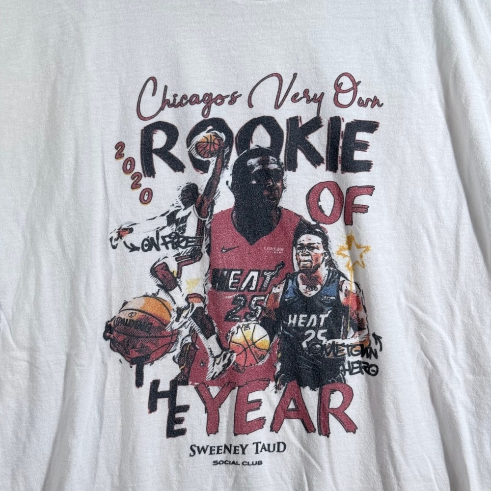Chicago Rookie of The Year‎ Graphic Tee Sweeney Taud Social Club  Large - Picture 2 of 7